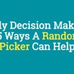 daily decision making with soulatools Random Picker online tool